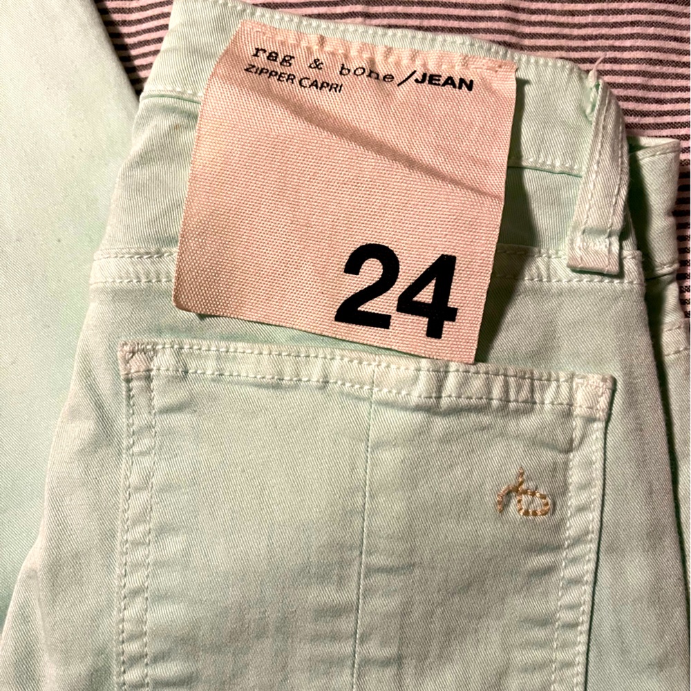 Rag & Bone Zipper Capri